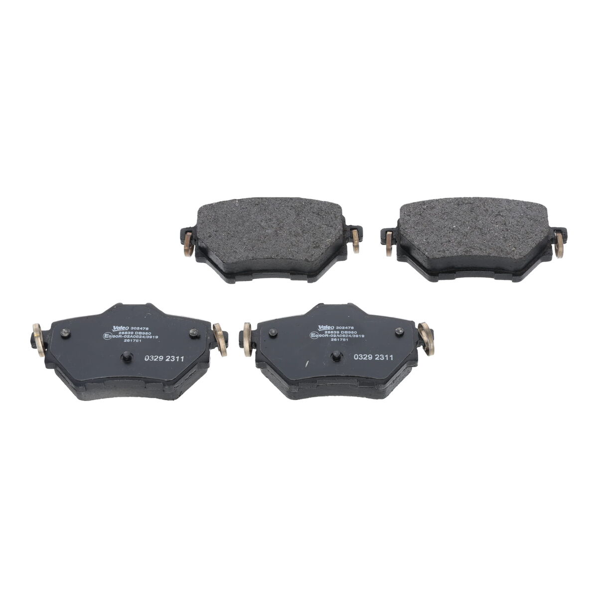Placute frana VALEO 302478